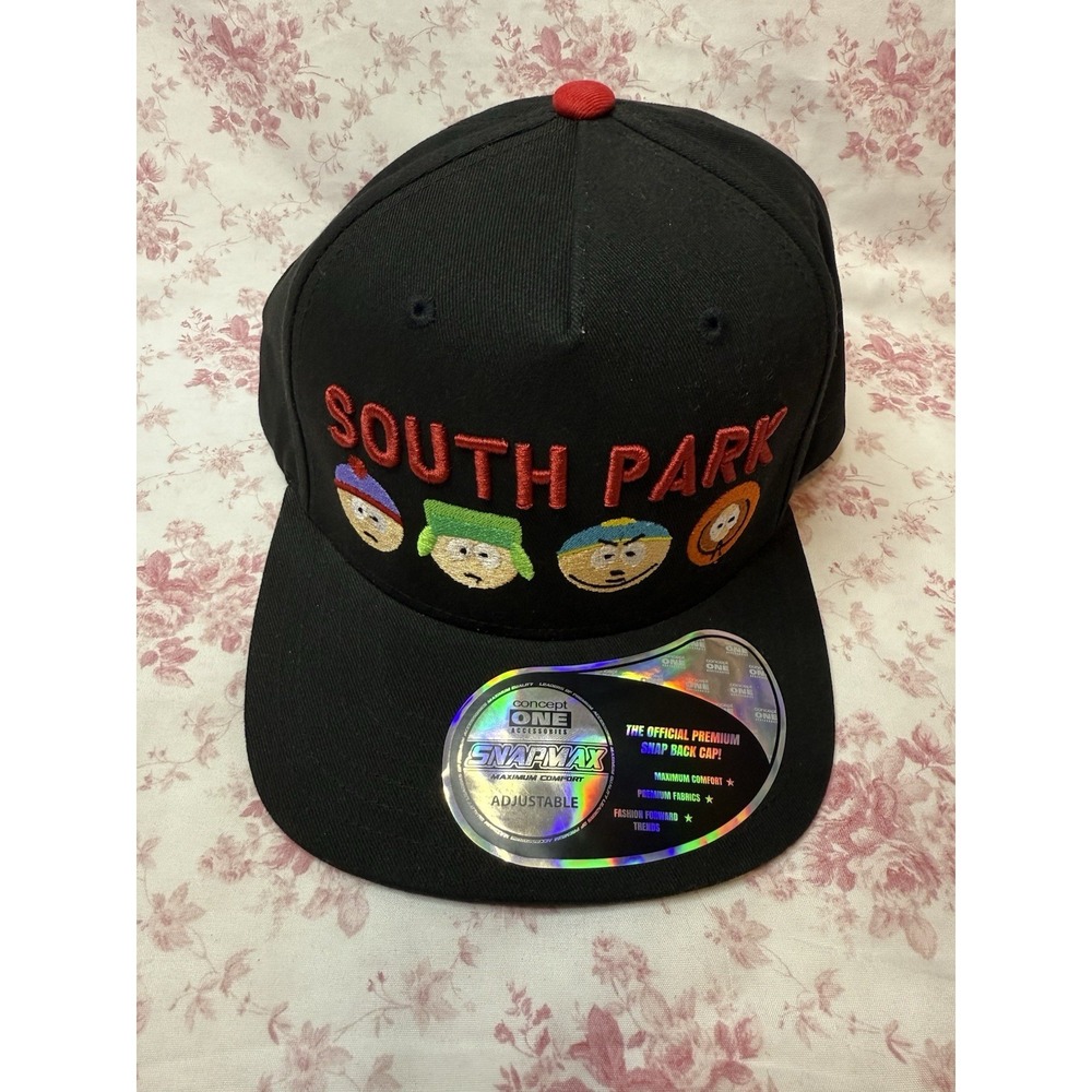 South Park Characters Snapback Hat Embroidered Stan Kyle Cartman Kenny